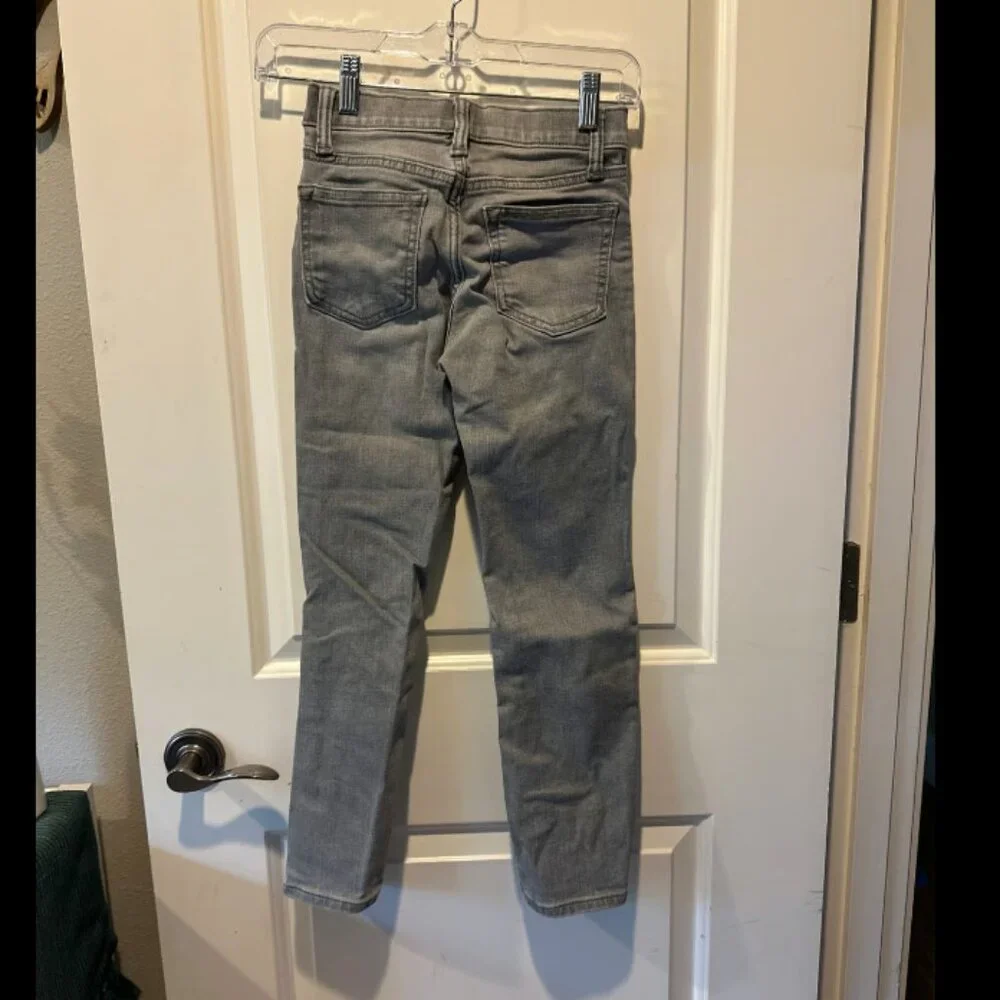 Old Navy Boys Karate Slim Built-In‎ Flex Max Tough Jeans Grey Size 8